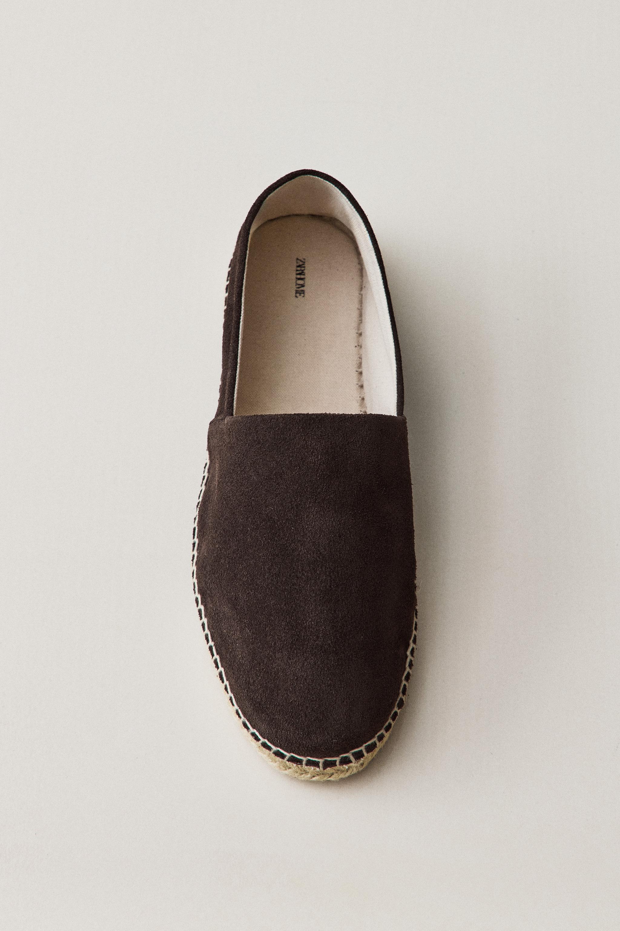 LEATHER ESPADRILLES